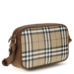 Beige Cotton Shoulder Bag