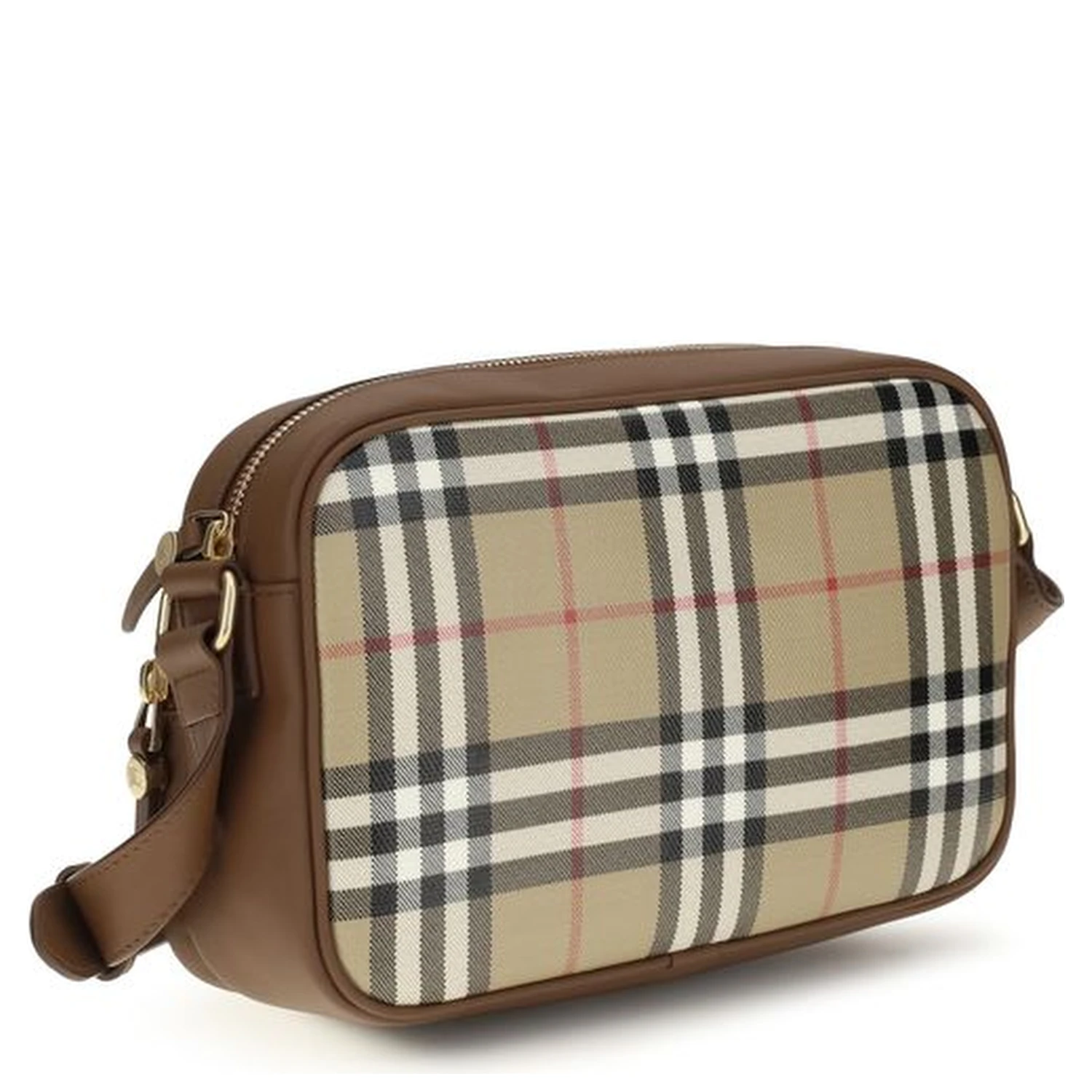 Beige Cotton Shoulder Bag