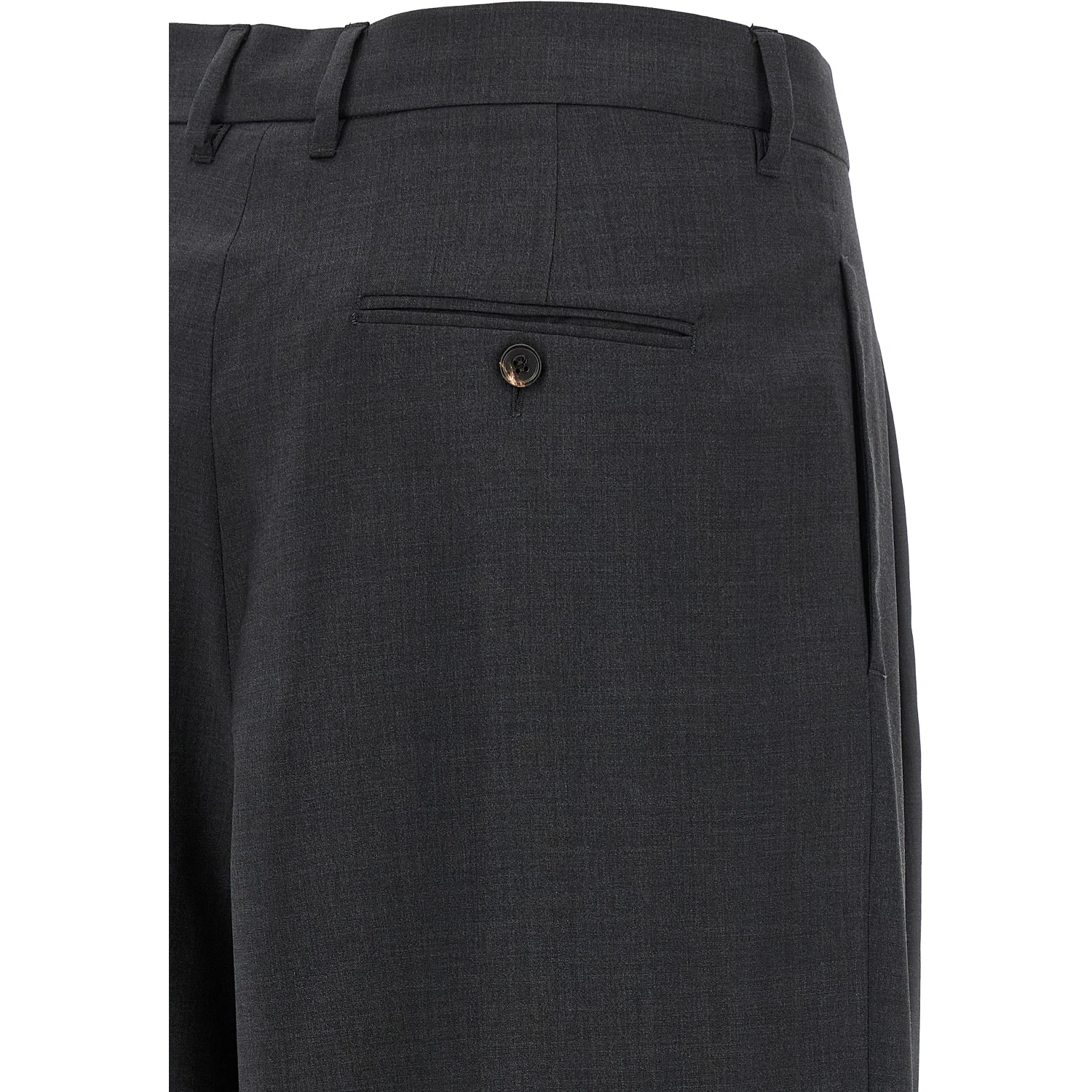 Gray Wool Dress Pants