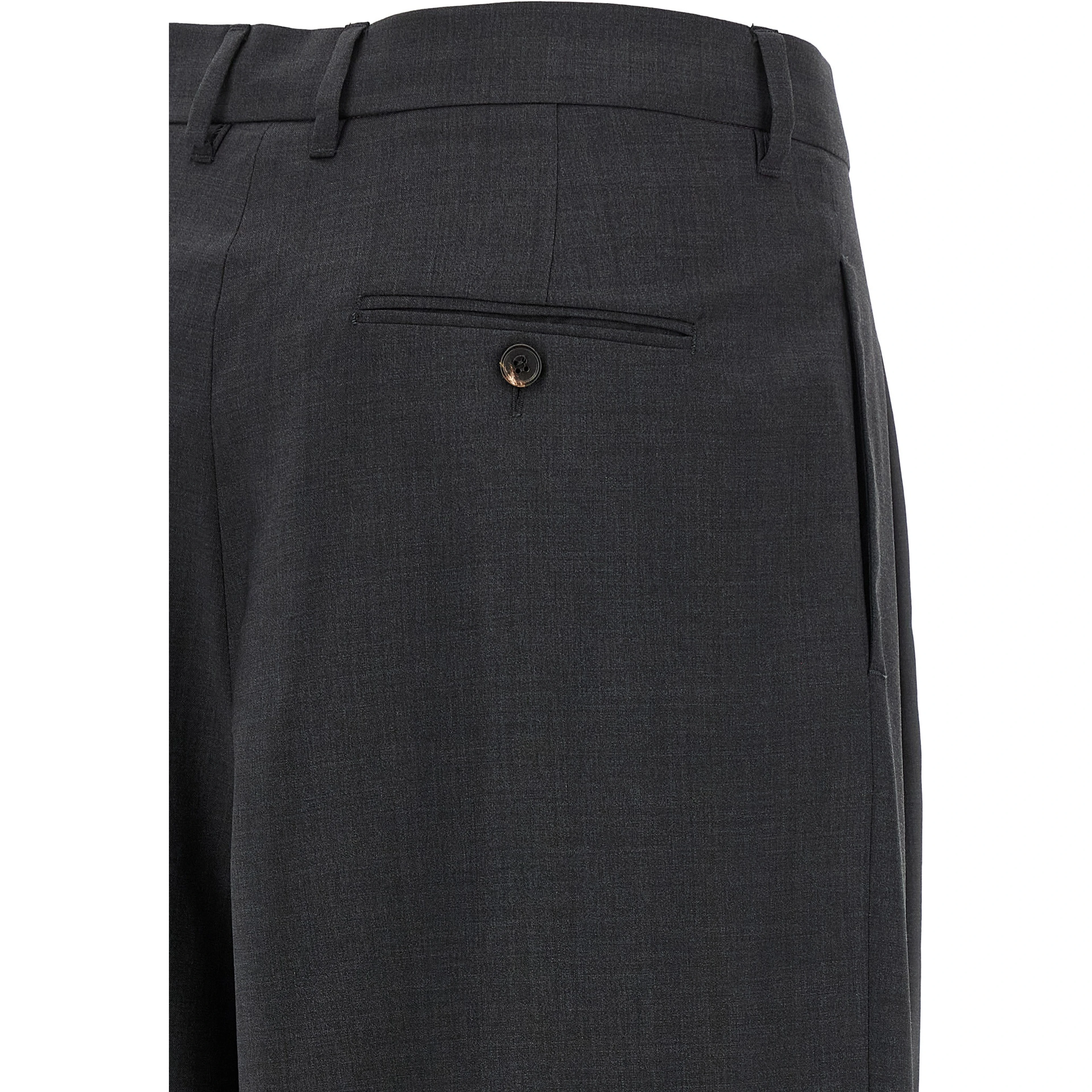 Gray Wool Dress Pants
