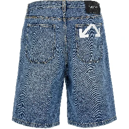 شورت برمودا قطني أزرق