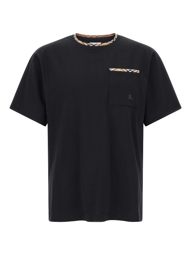 Black Cotton T-Shirt