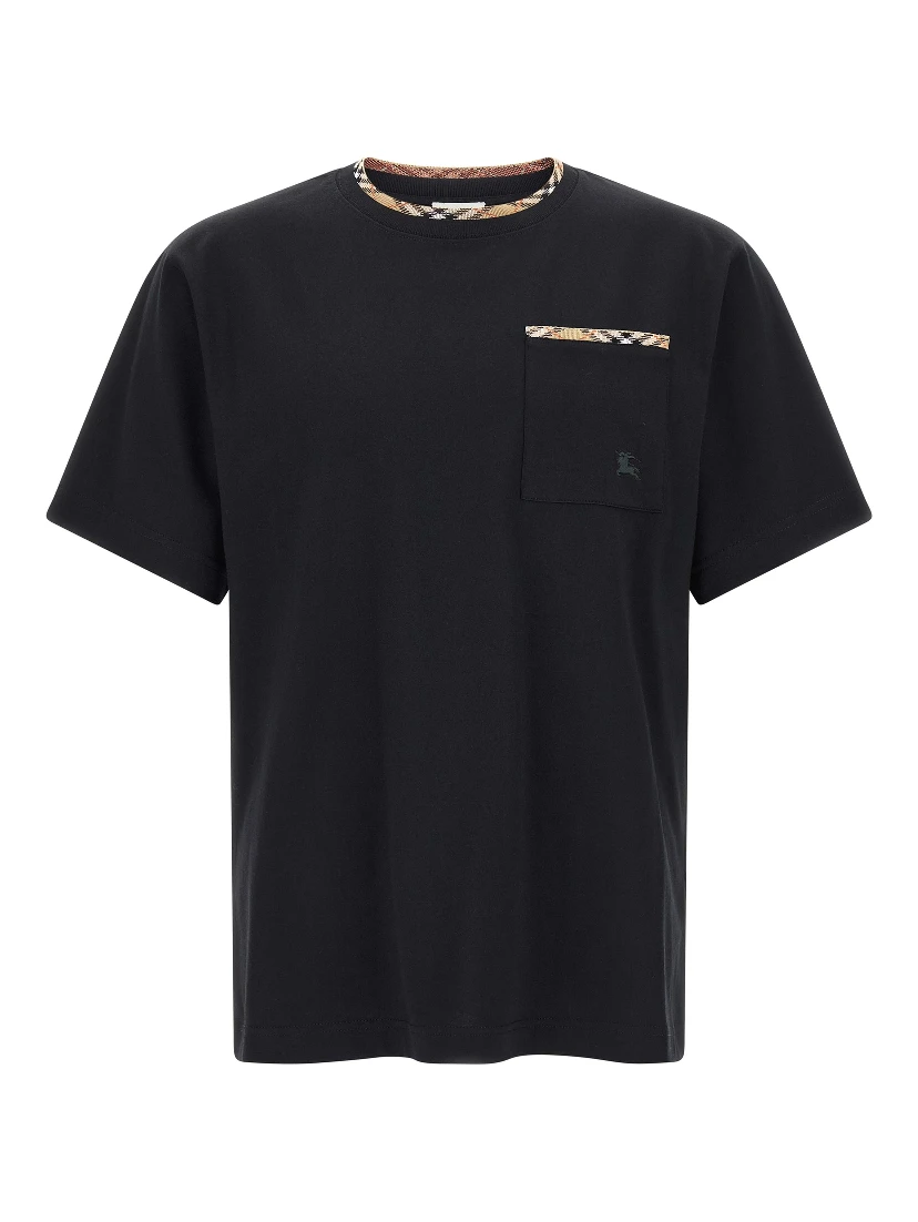 Black Cotton T-Shirt