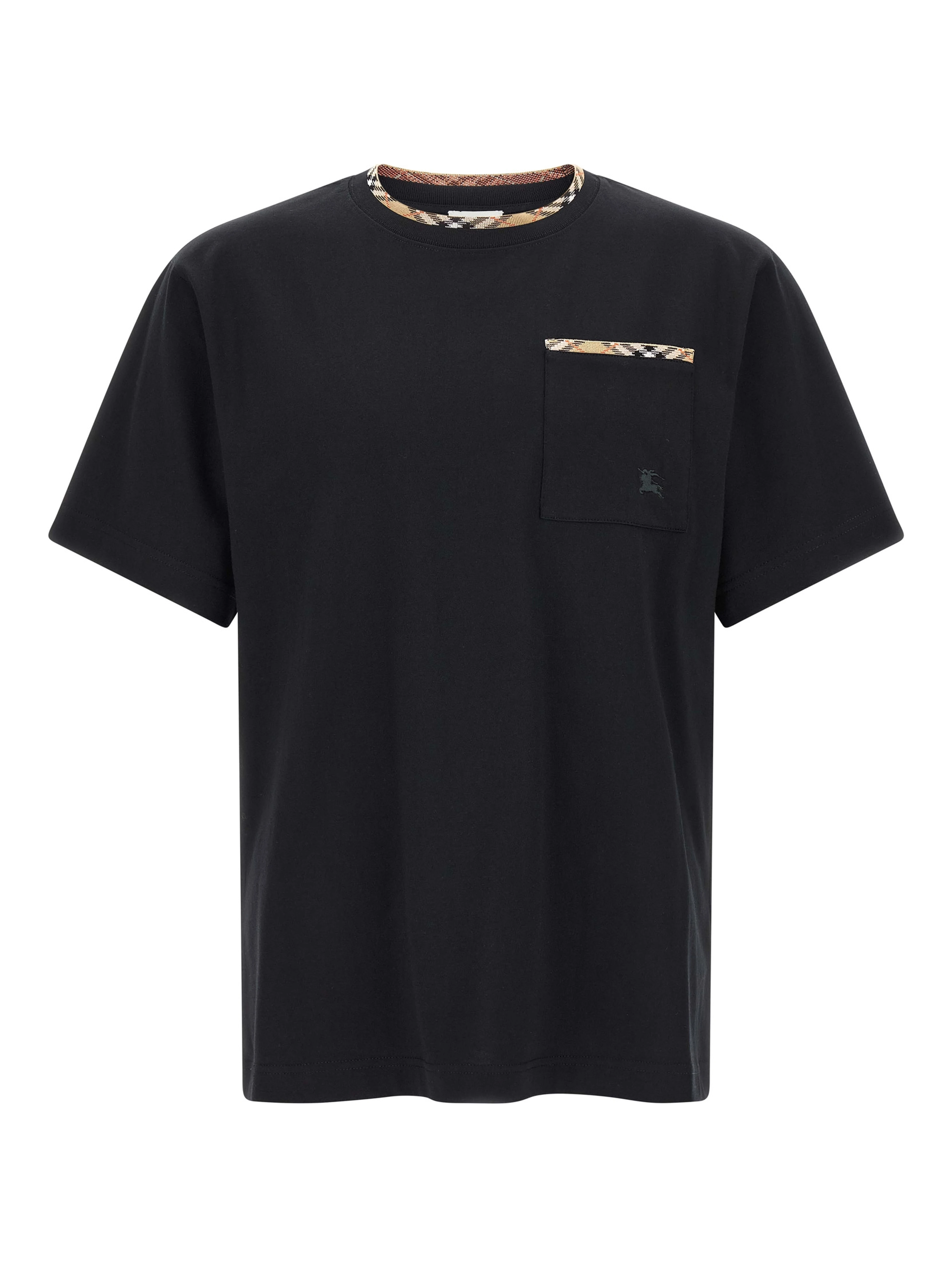 Black Cotton T-Shirt
