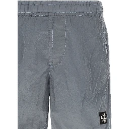 Gray Polyamide Swim Shorts