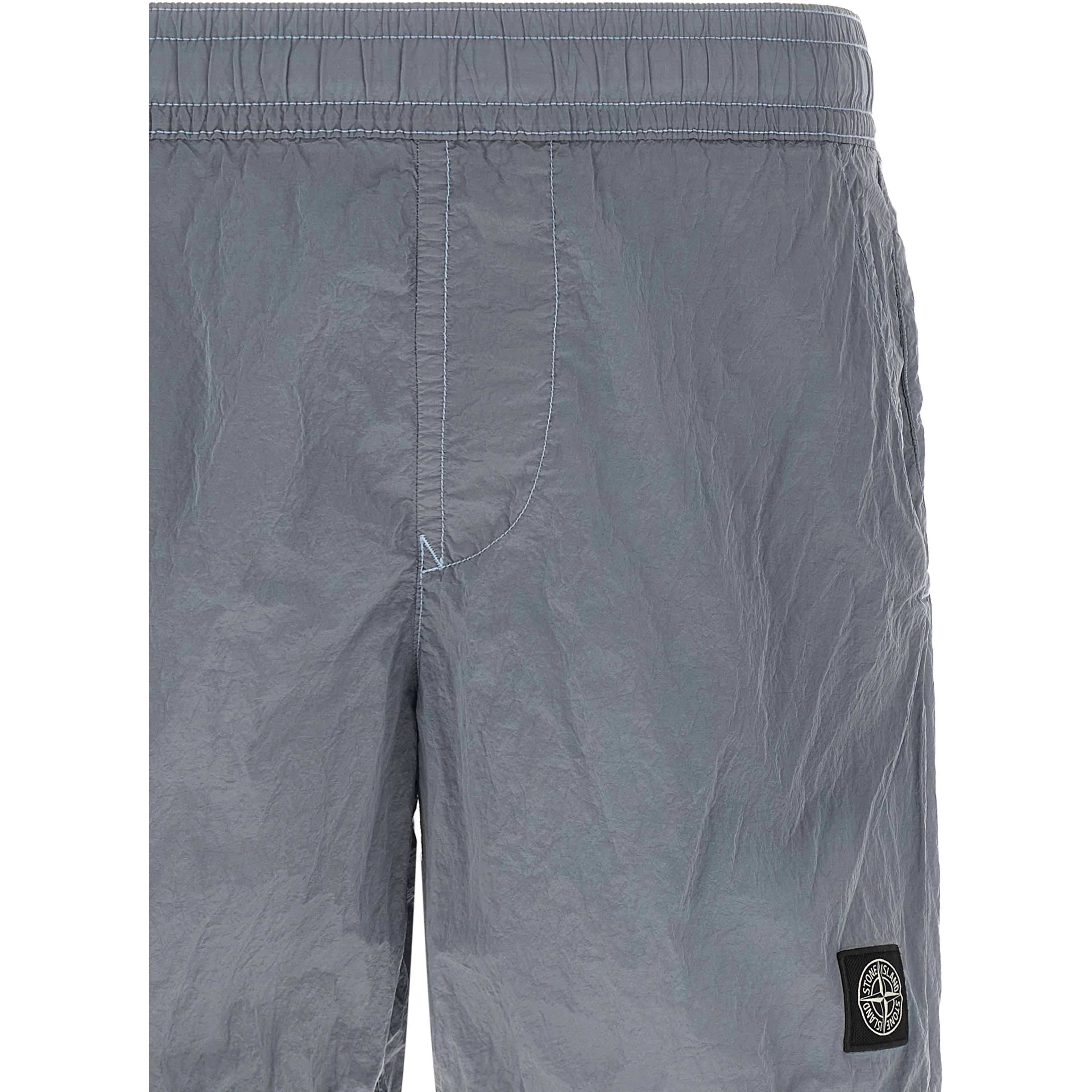 Gray Polyamide Swim Shorts