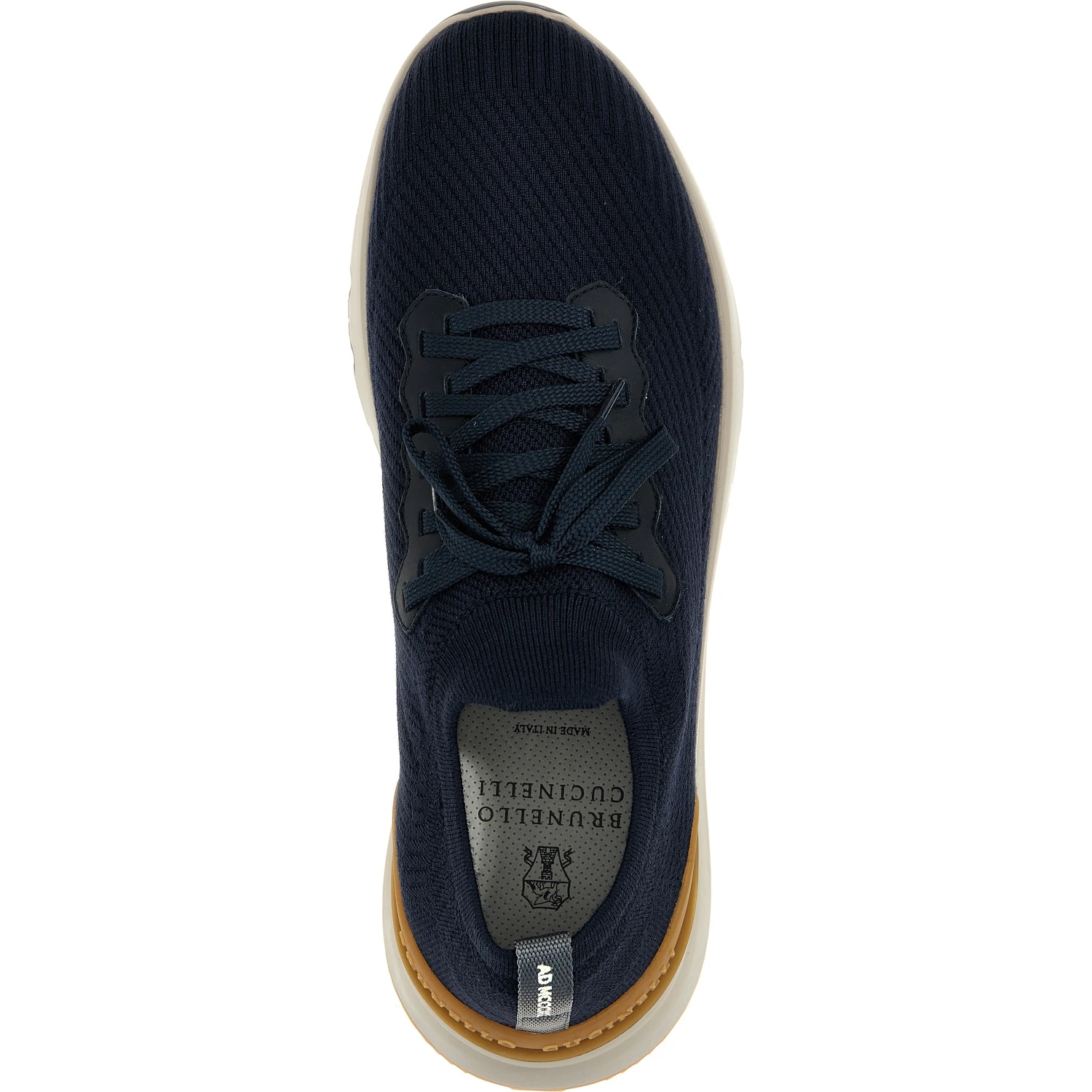 Blue Wool Athletic Sneakers