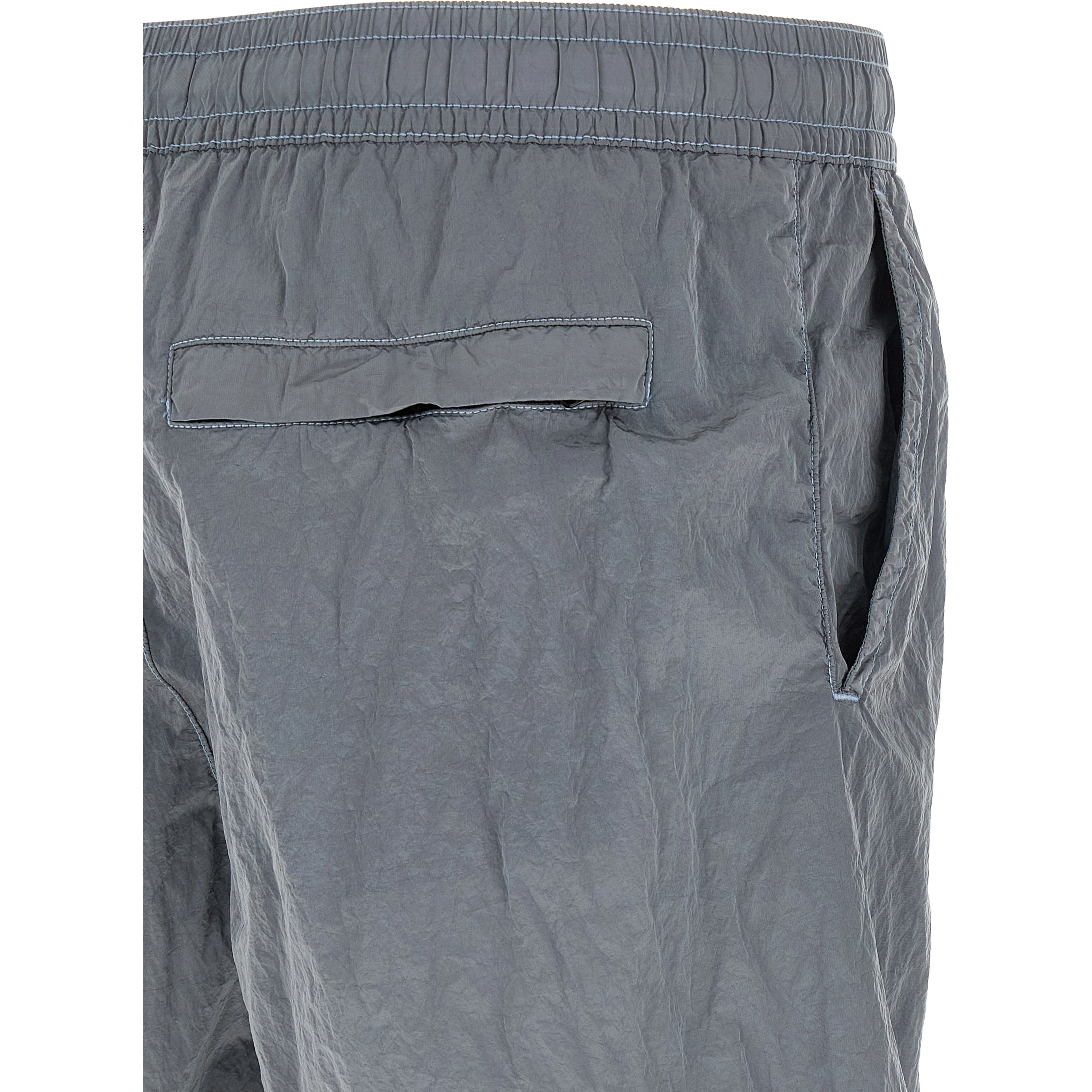 Gray Polyamide Swim Shorts