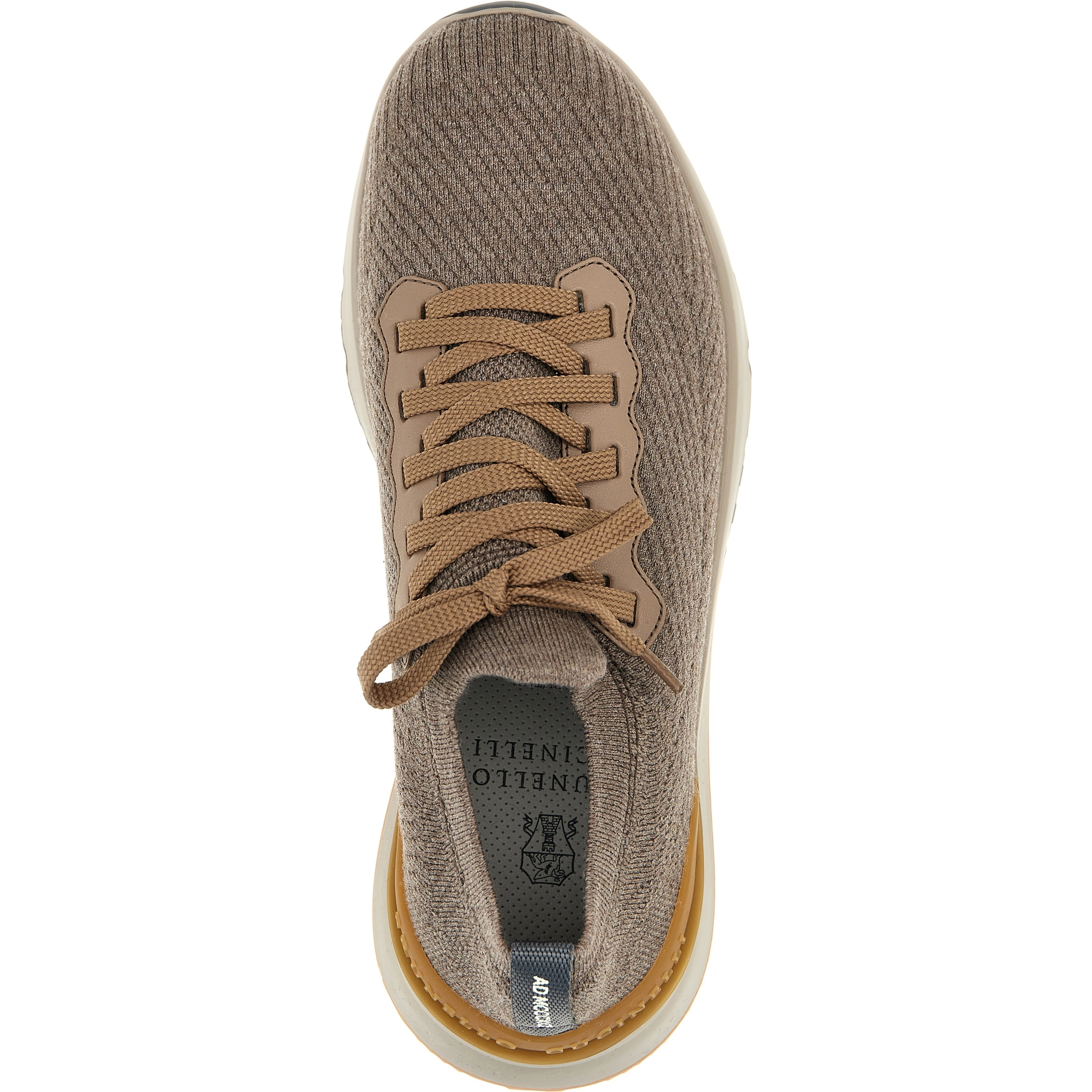 Gray Wool Low Top Sneakers