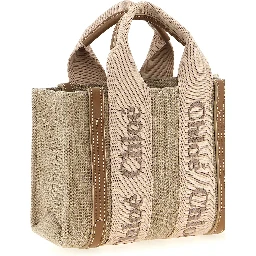Multicolor Linen Handbag