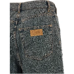 Gray Cotton Jeans Denim