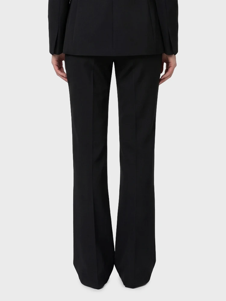 Tuxedo trousers in virgin wool alternative