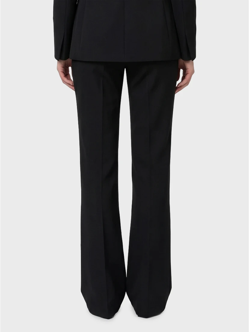 Tuxedo trousers in virgin wool