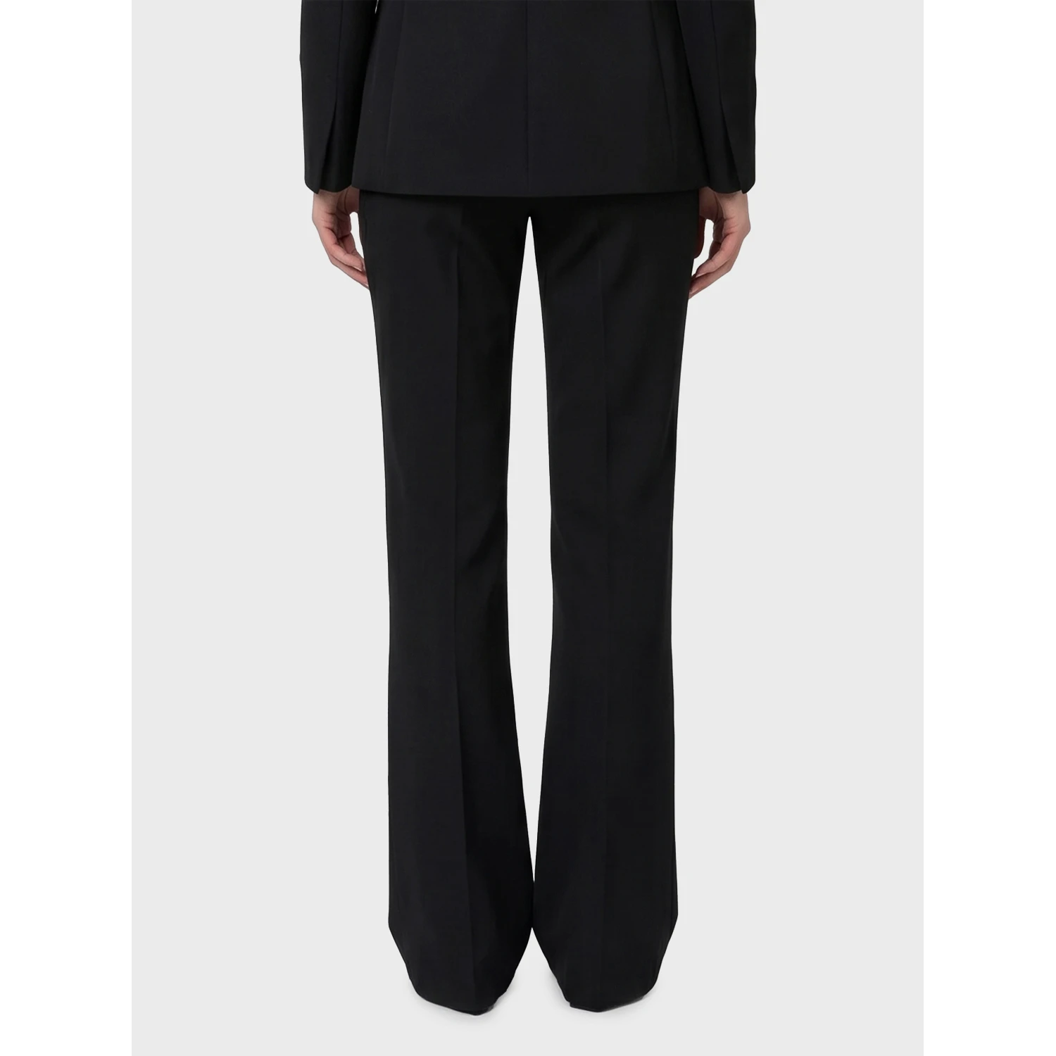 Tuxedo trousers in virgin wool
