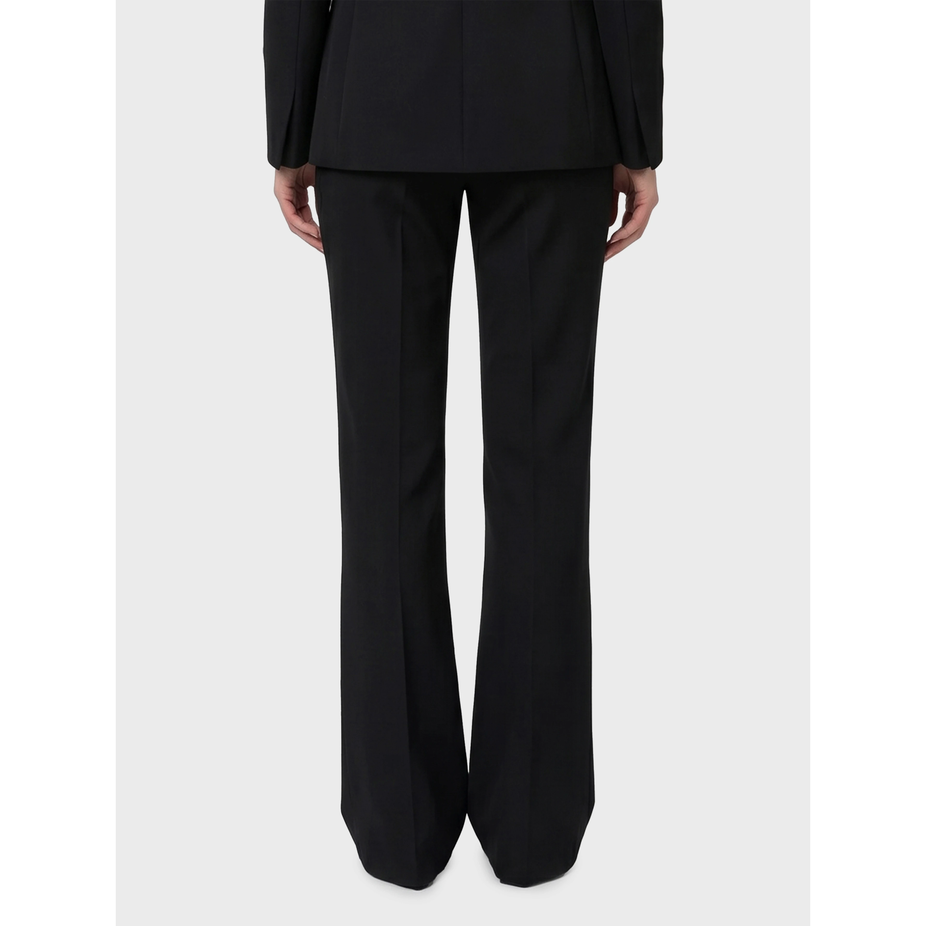 Tuxedo trousers in virgin wool