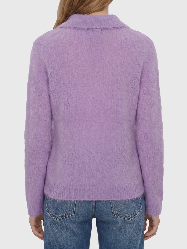 Dreamy Lavander polo-style pullover alternative