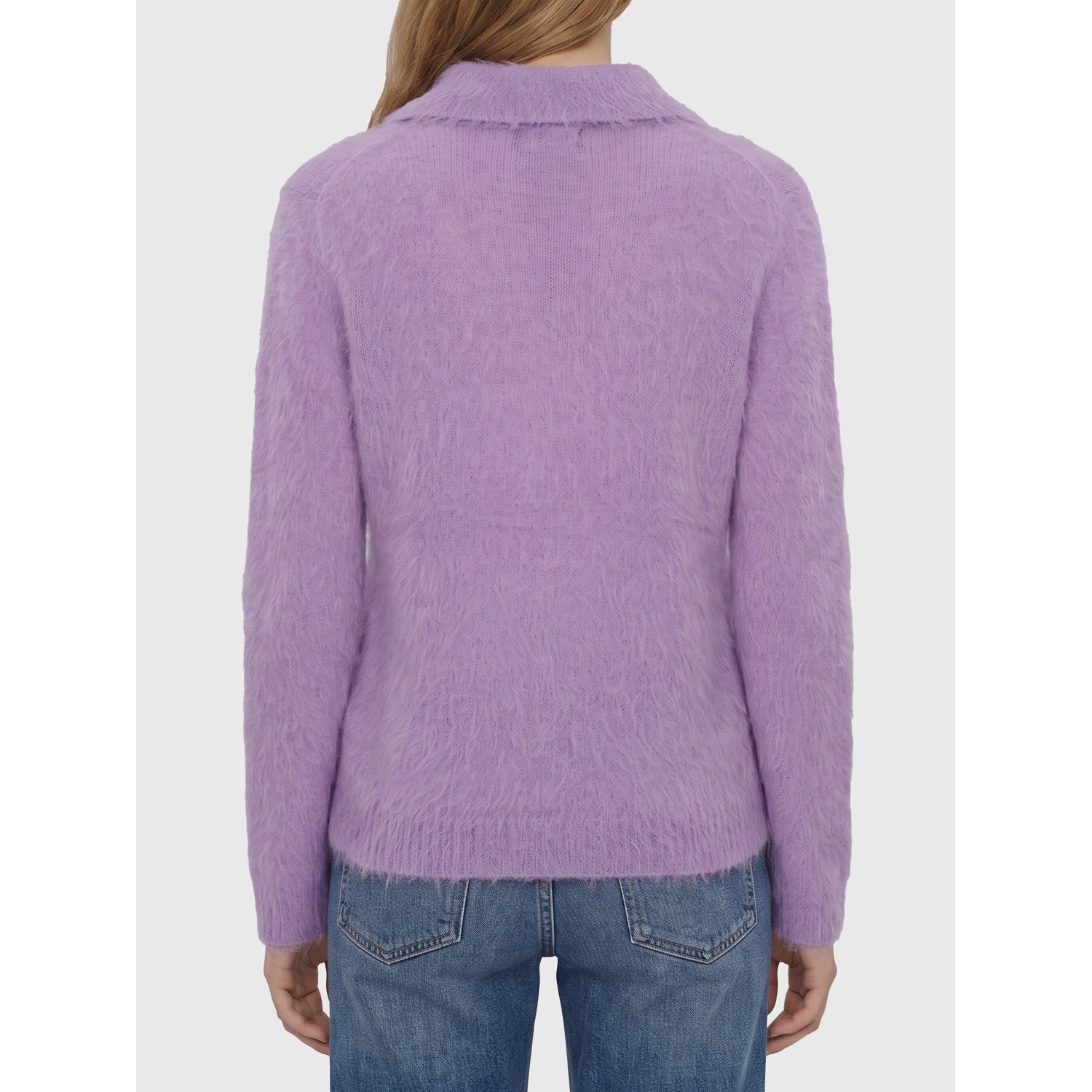 Dreamy Lavander polo-style pullover