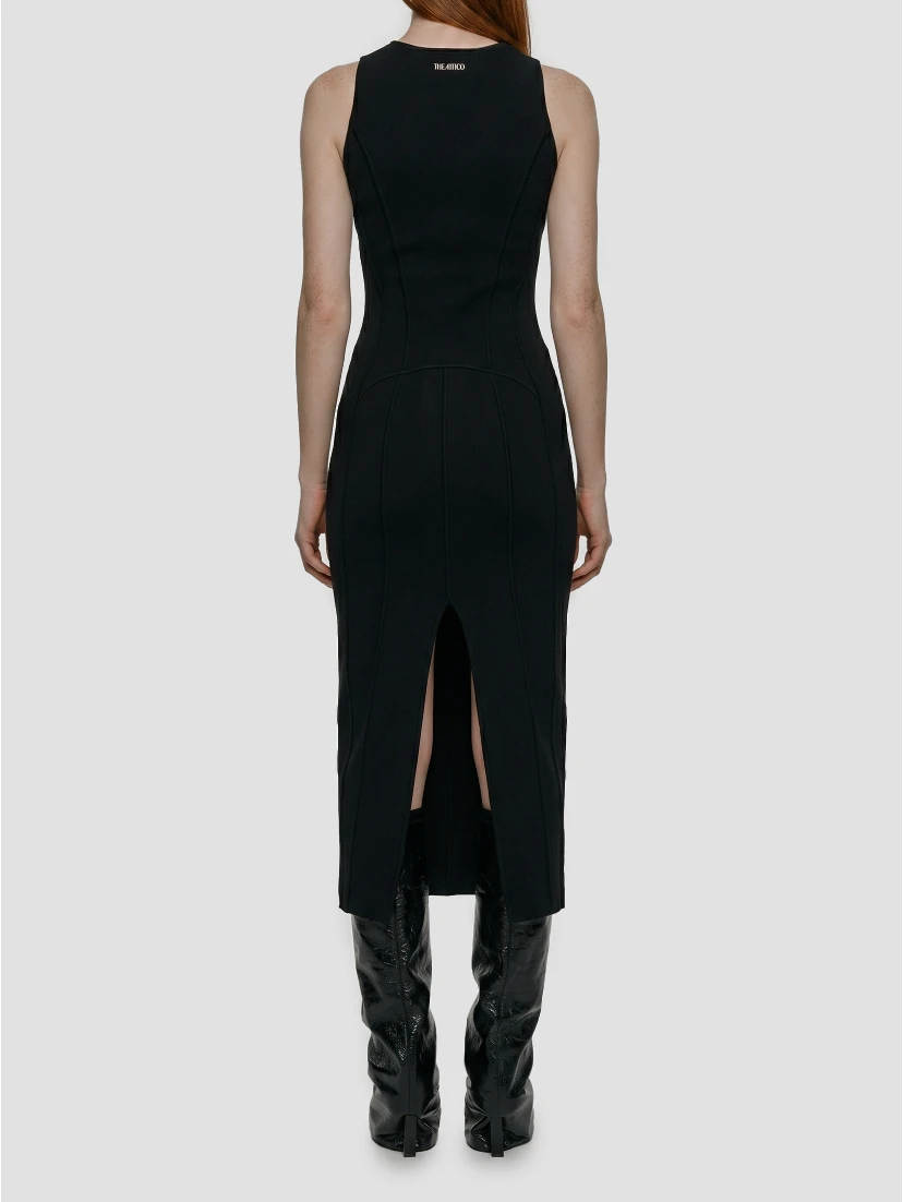Sculptural midi dress