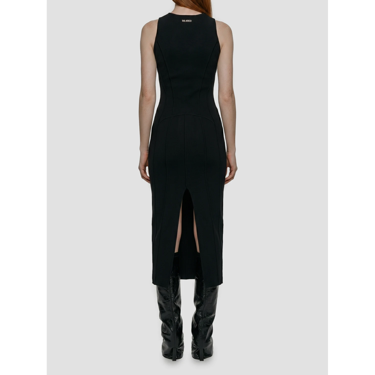 Sculptural midi dress
