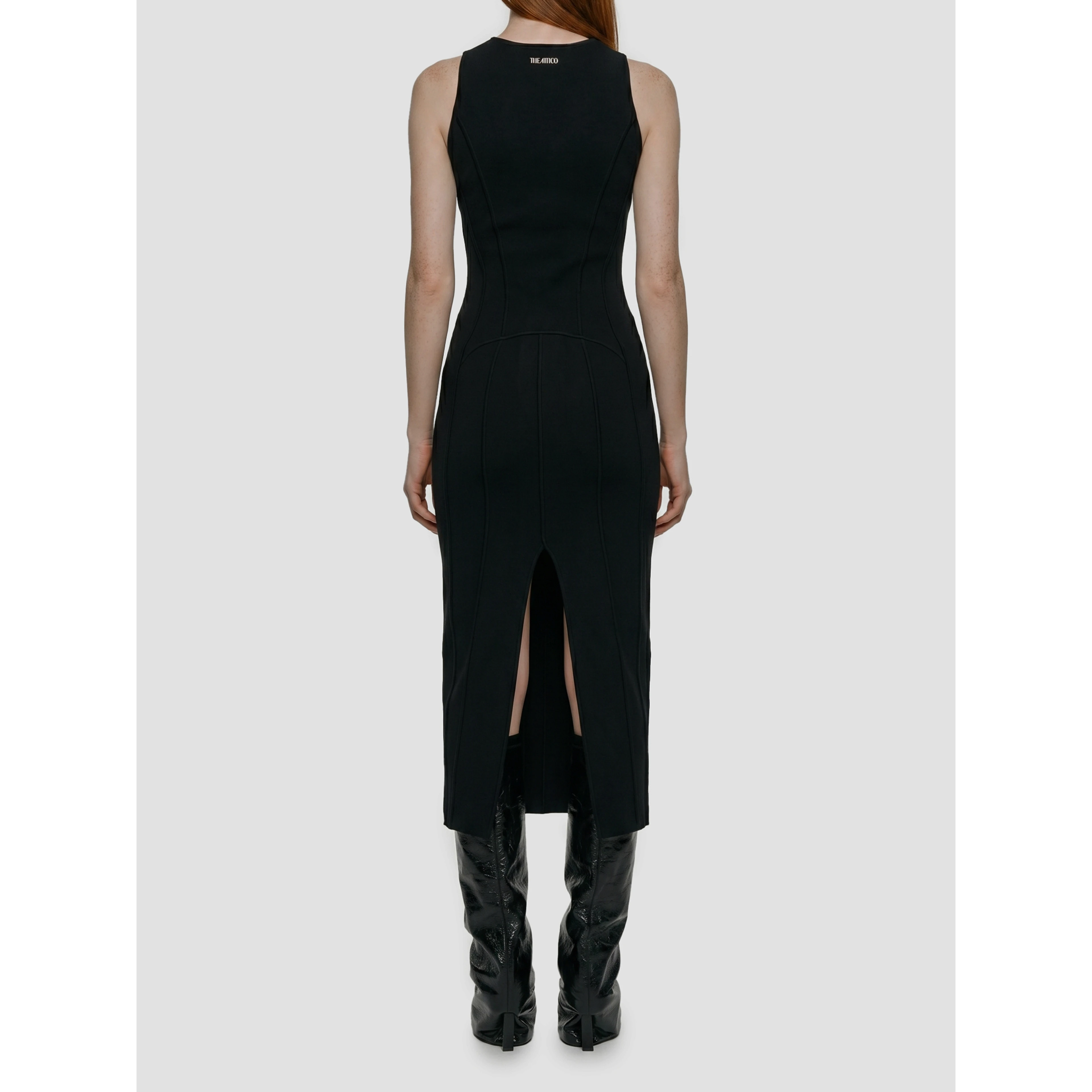 Sculptural midi dress