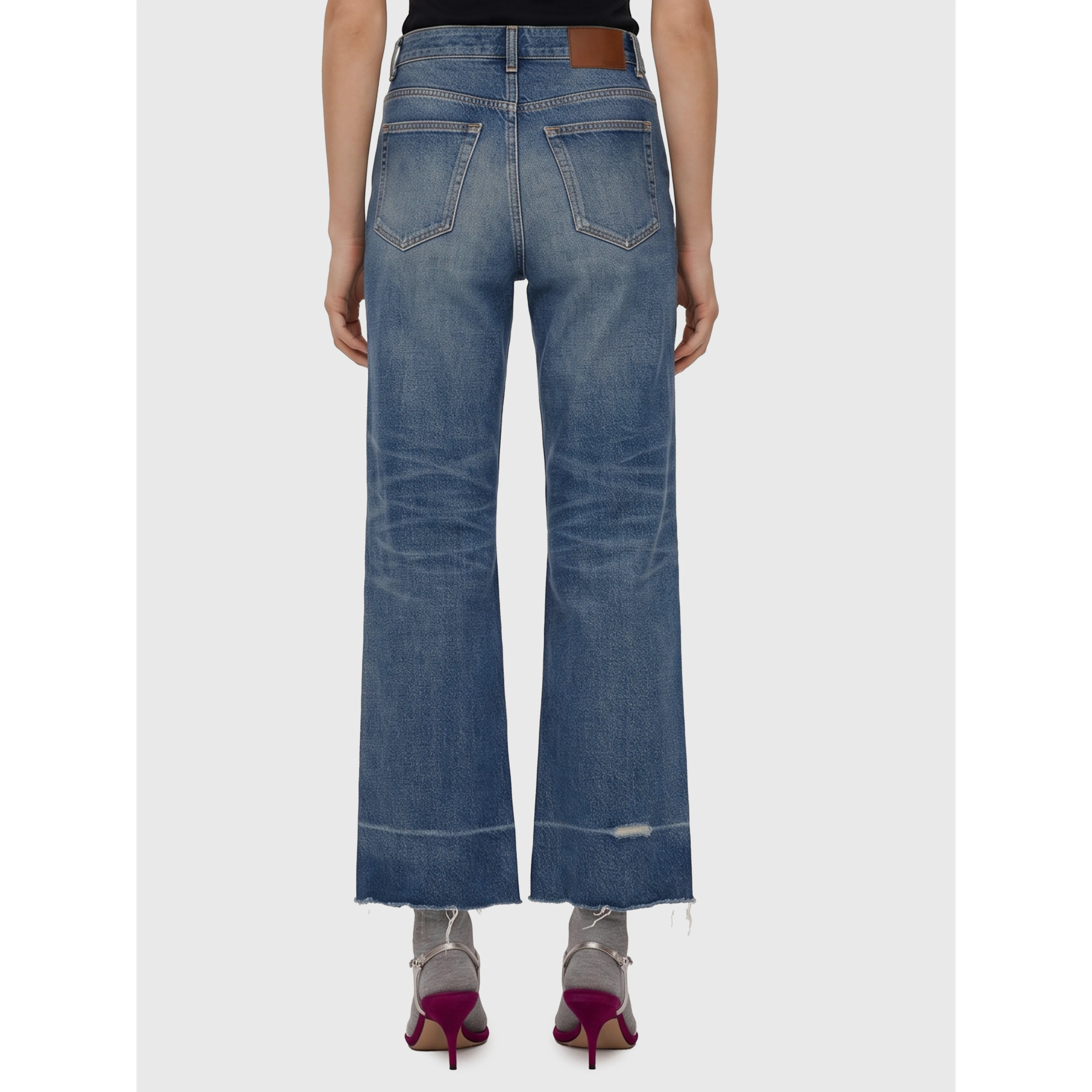 Bootcut denim jeans