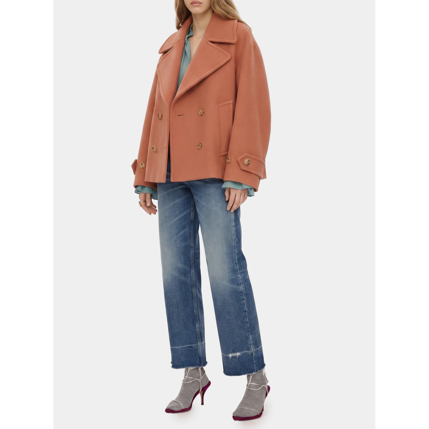 Bootcut denim jeans