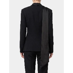 Single-breasted tuxedo jacket