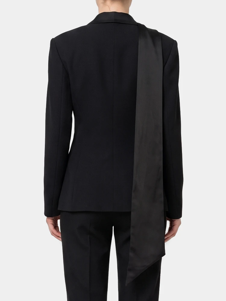 Single-breasted tuxedo jacket alternative