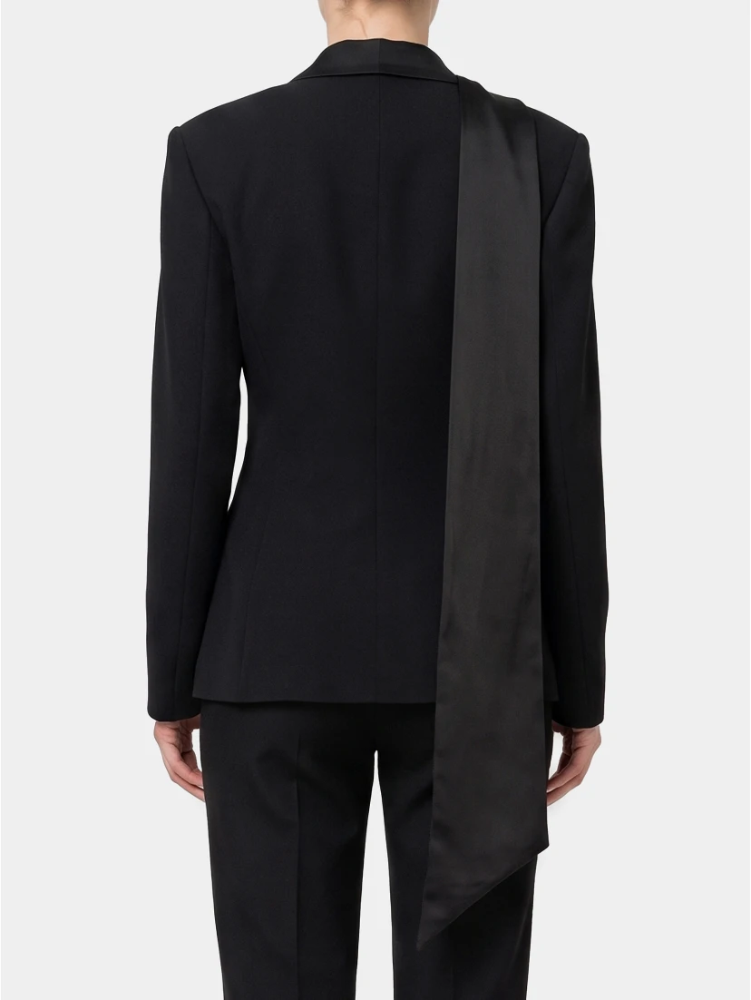 Single-breasted tuxedo jacket