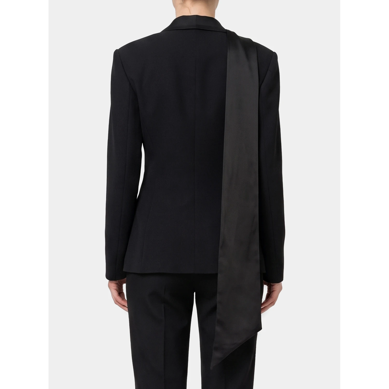 Single-breasted tuxedo jacket