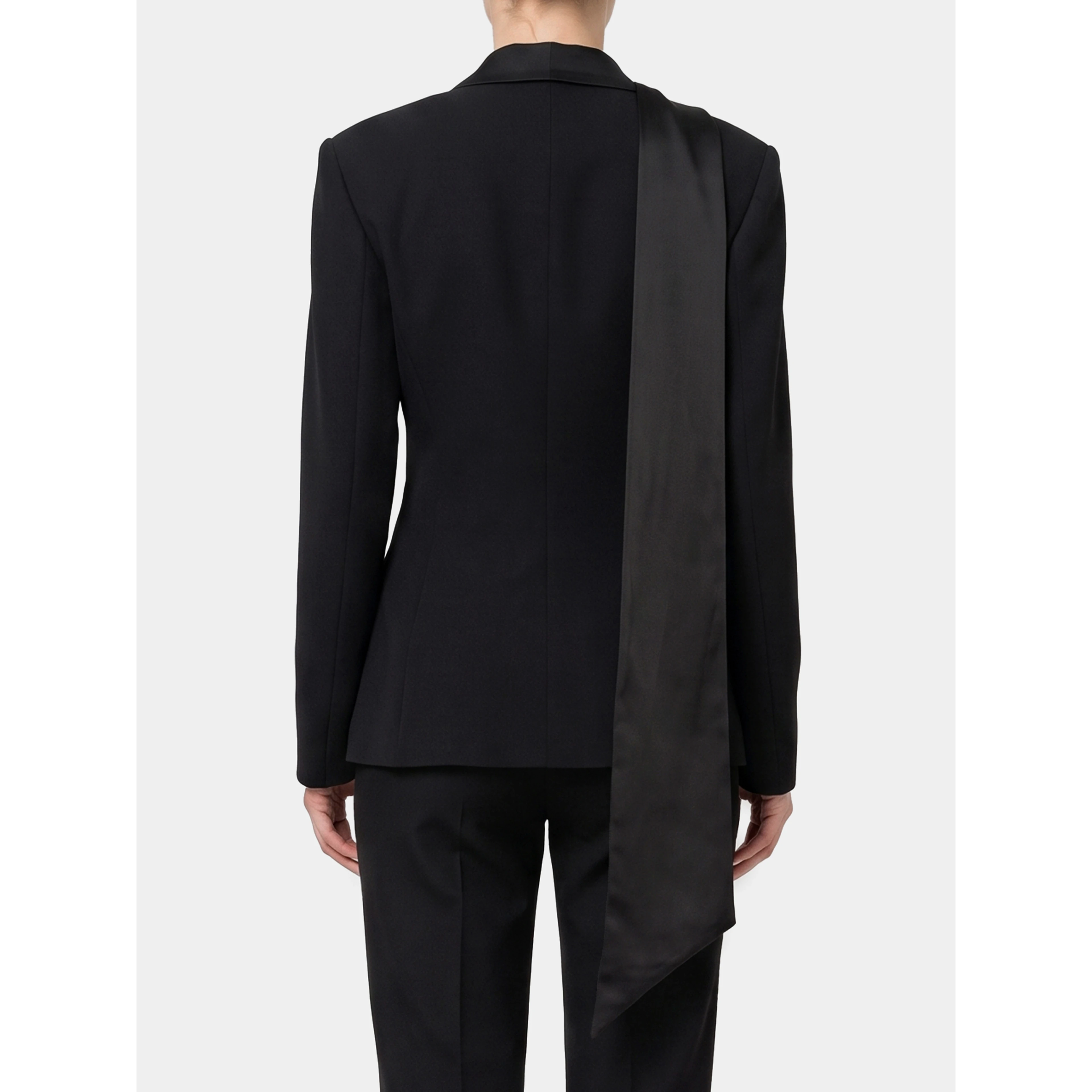 Single-breasted tuxedo jacket