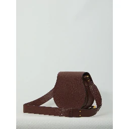 Marcie saddle bag in grained leather