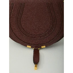 Marcie saddle bag in grained leather
