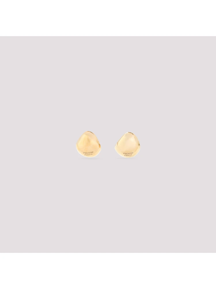 Phoebe Philo Pebble Studded Earrings