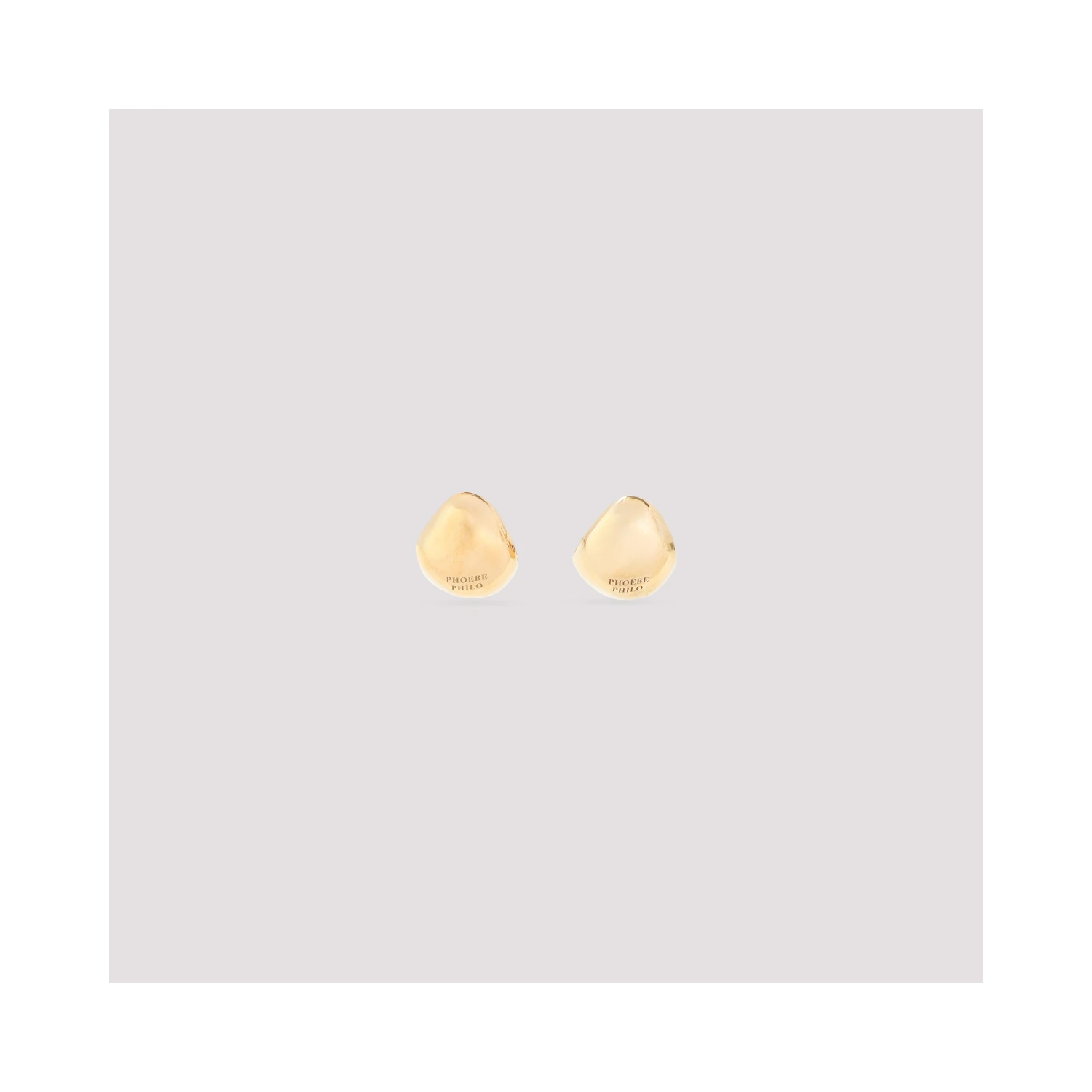 Phoebe Philo Pebble Studded Earrings