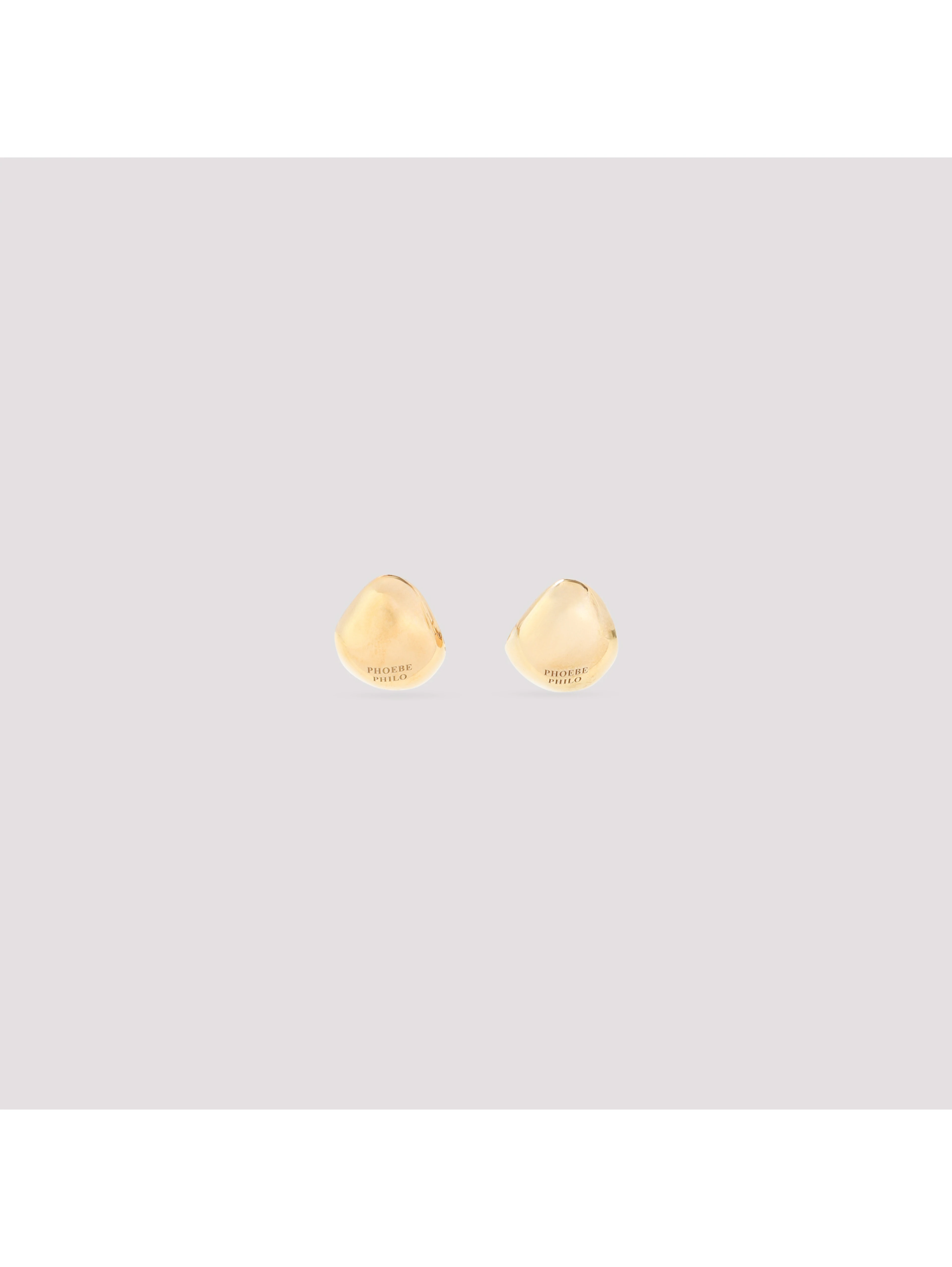 Phoebe Philo Pebble Studded Earrings