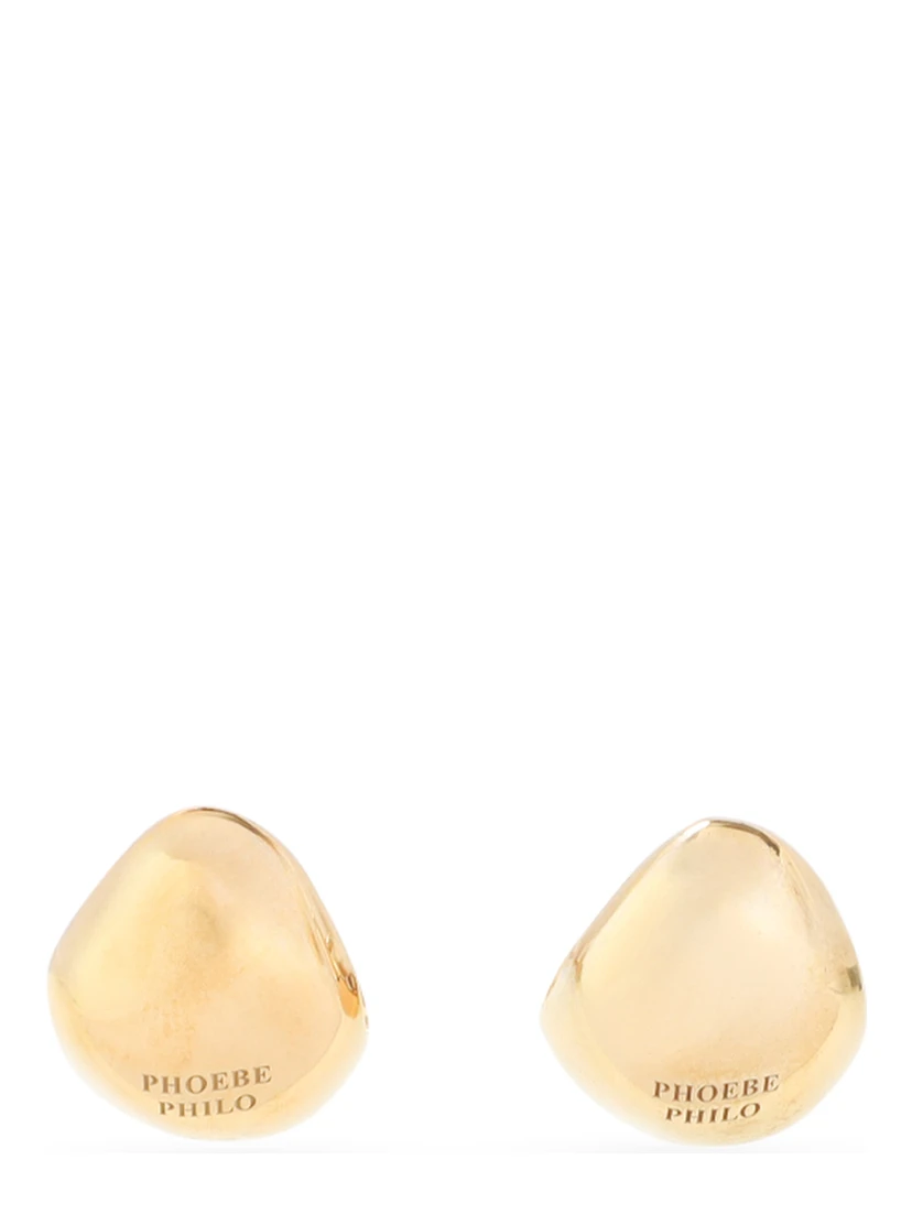 Phoebe Philo Pebble Studded Earrings