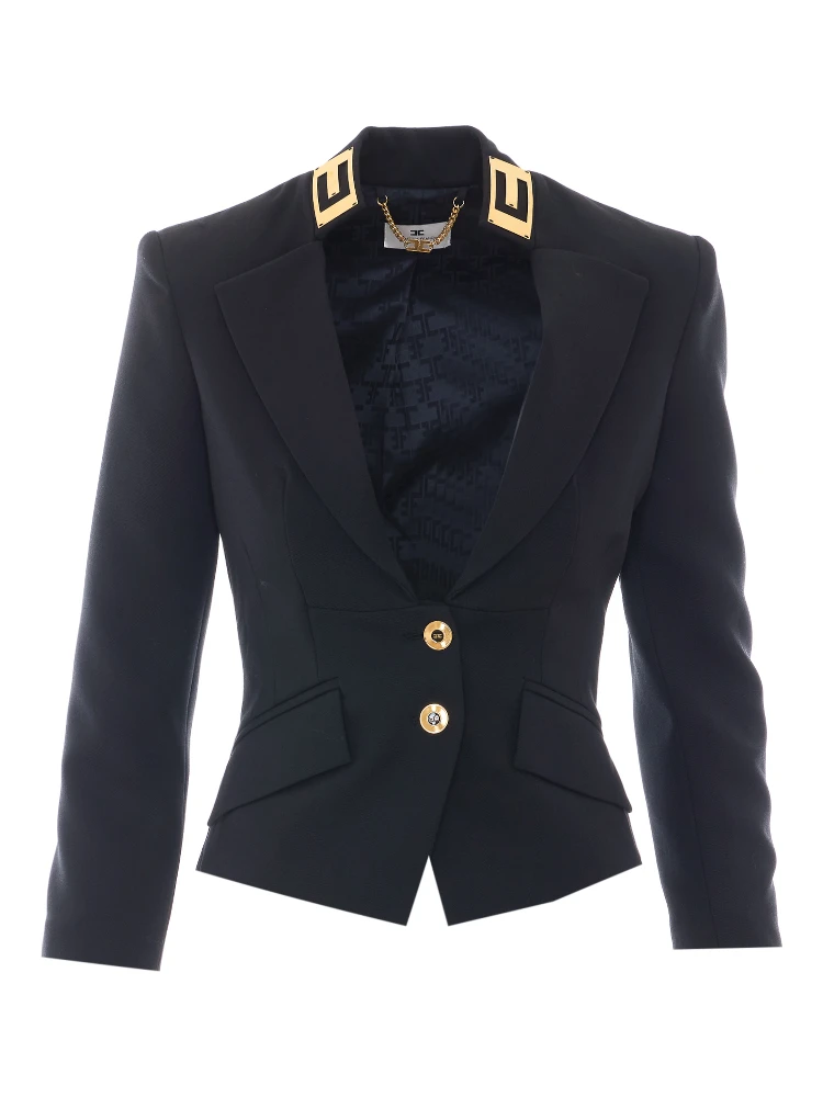 Elisabetta Franchi Jackets Black