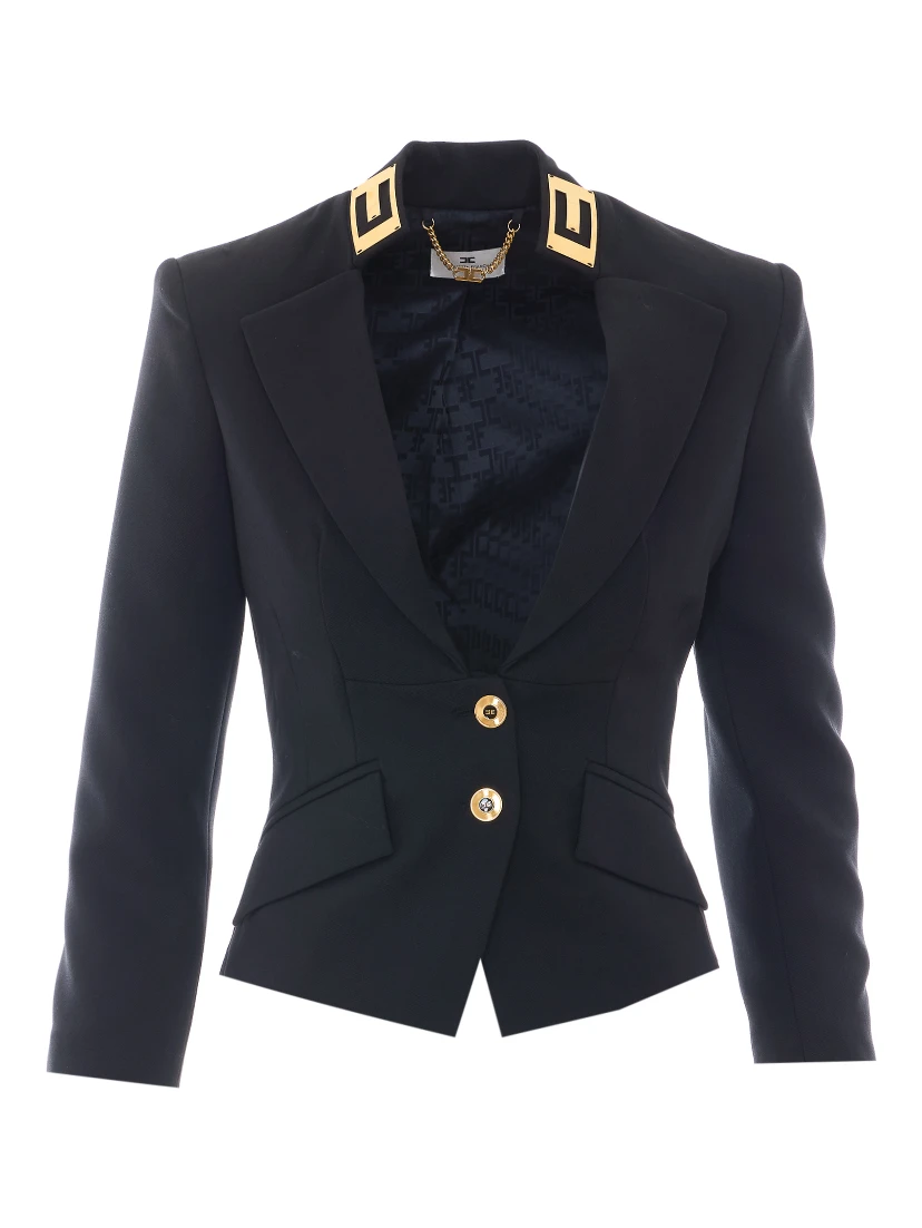 Elisabetta Franchi Jackets Black