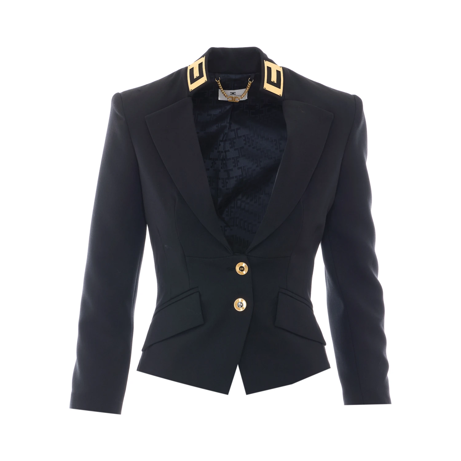 Elisabetta Franchi Jackets Black