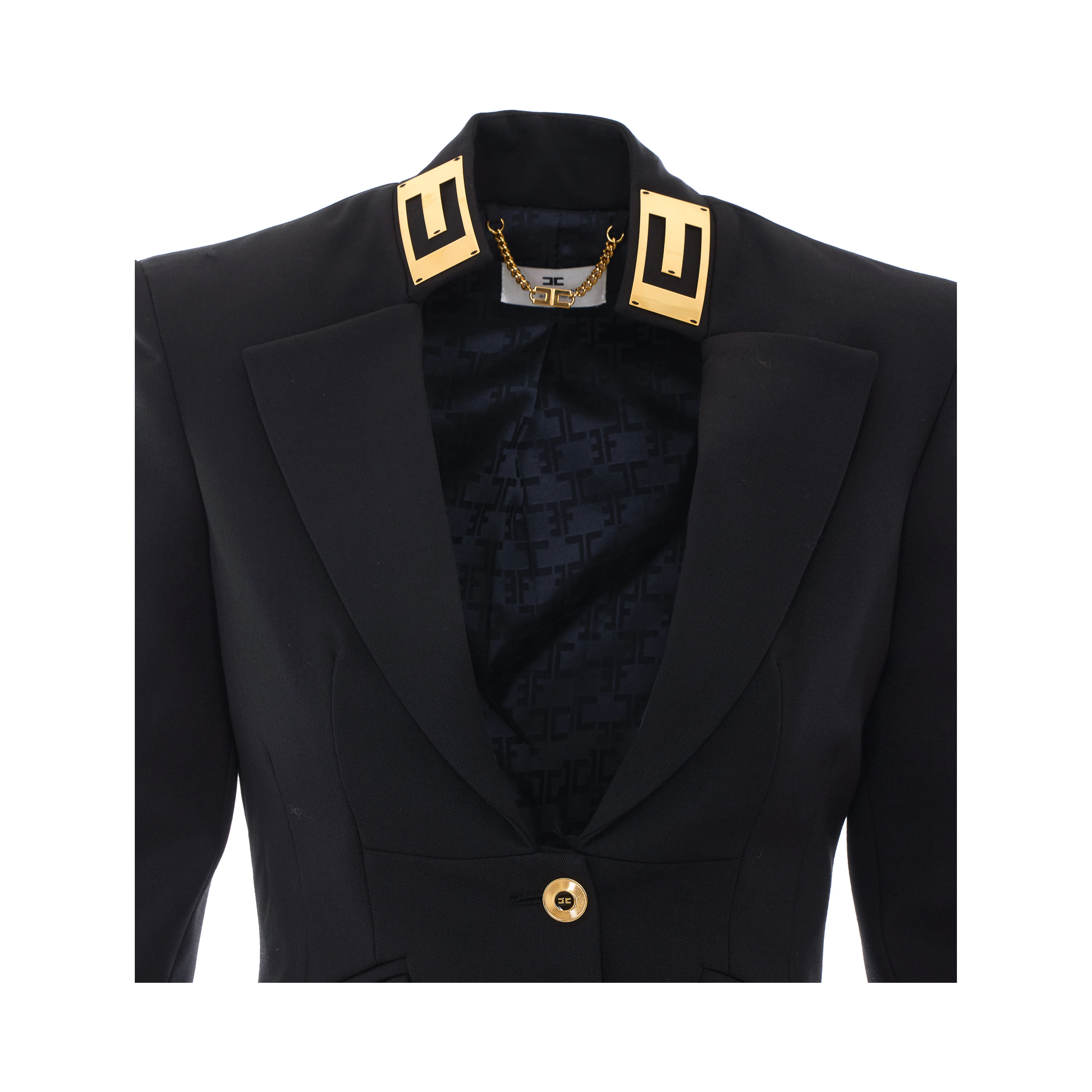 Elisabetta Franchi Jackets Black