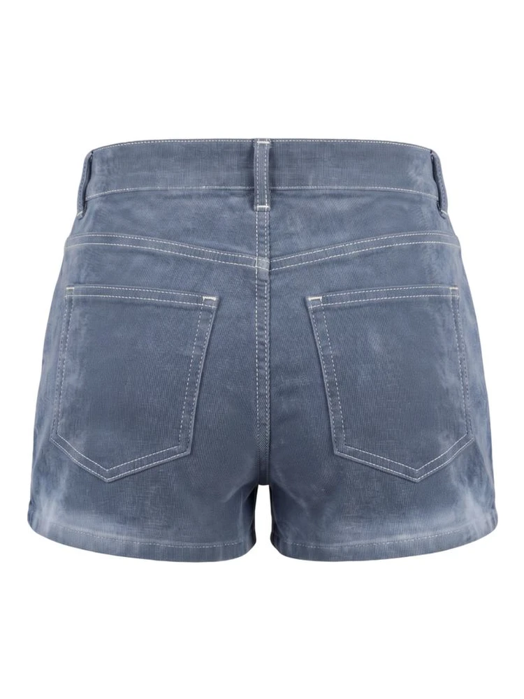 Blue Cotton Women Shorts alternative