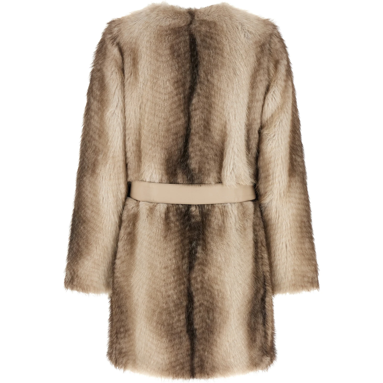 Brown Polyester Coat