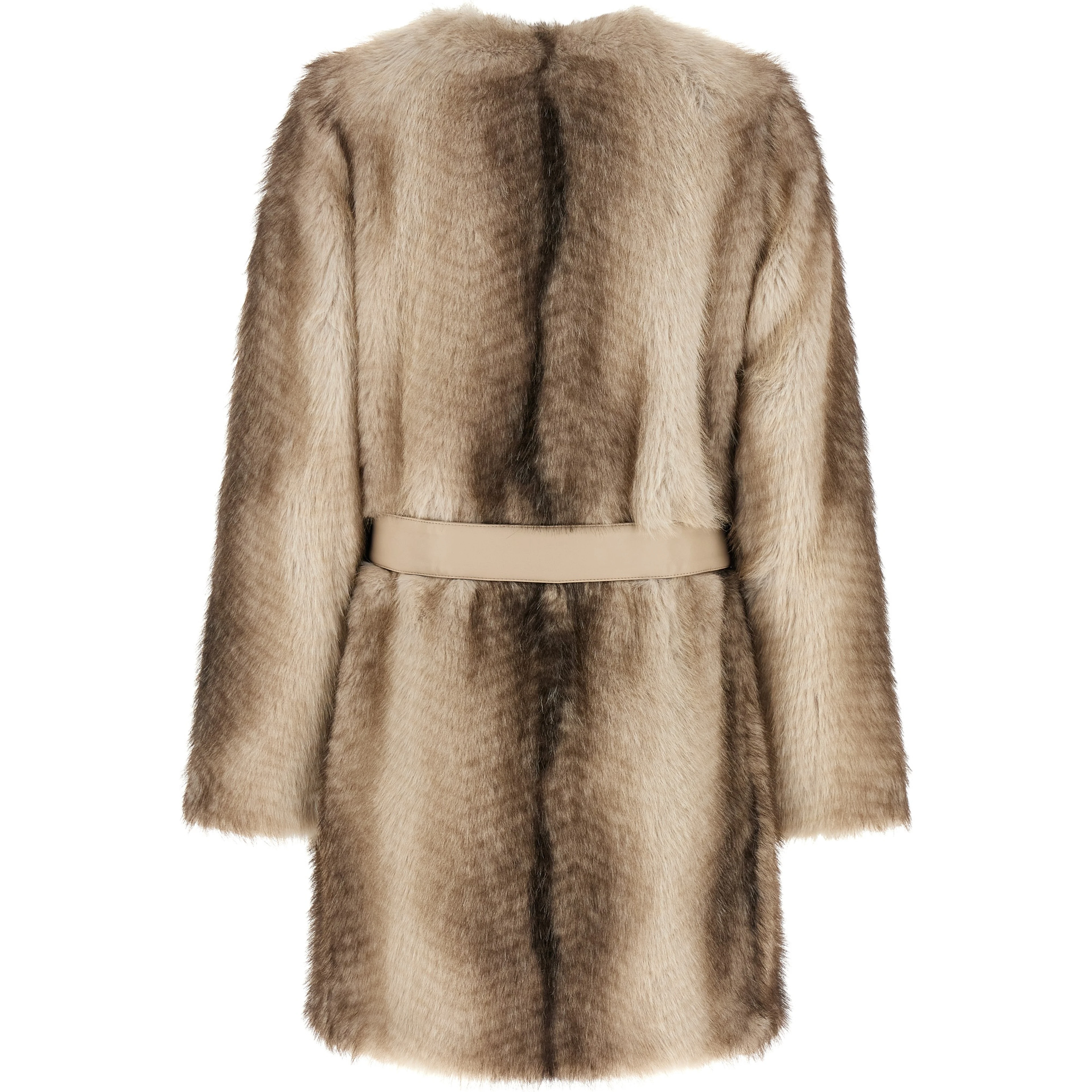 Brown Polyester Coat