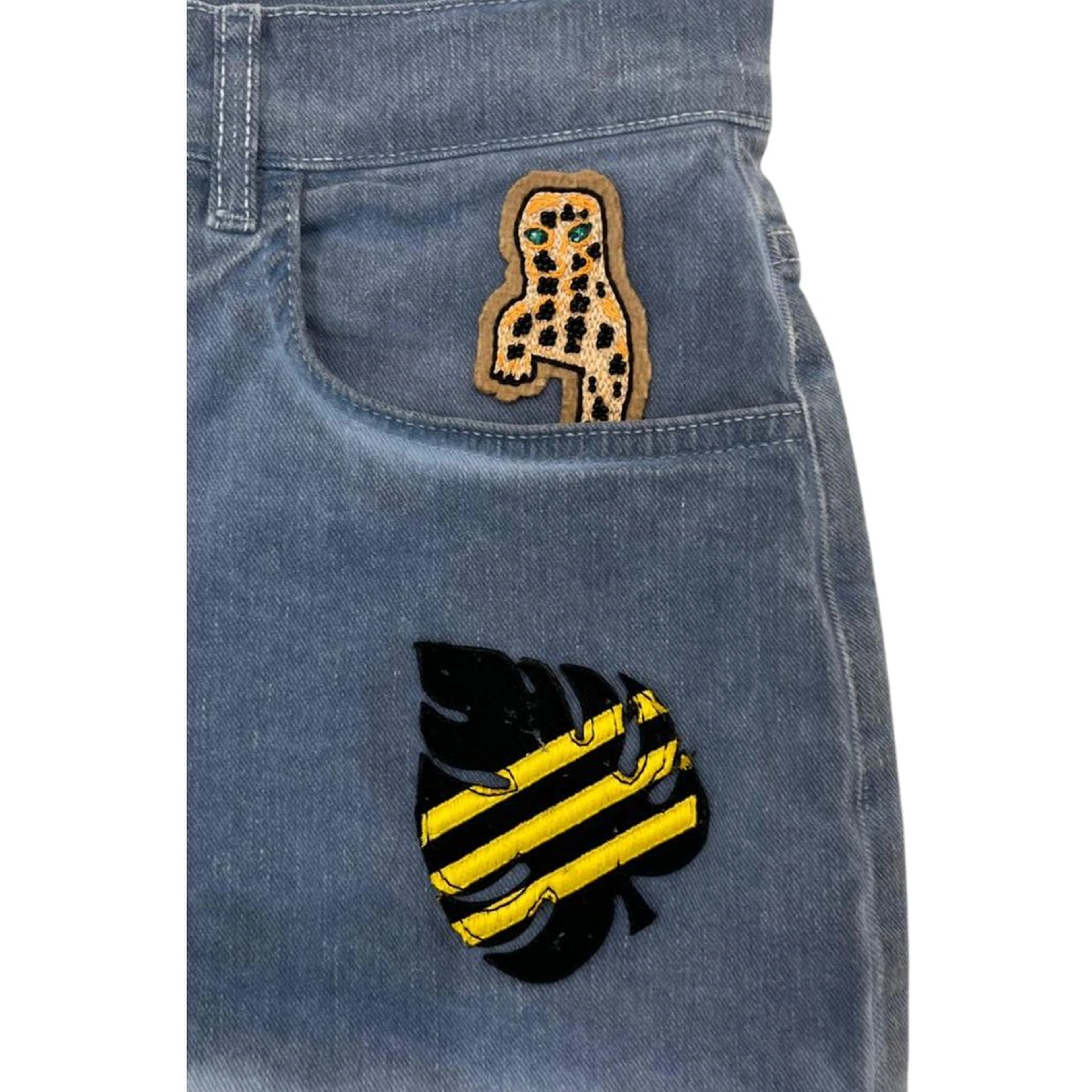 Blue Cotton Women Shorts