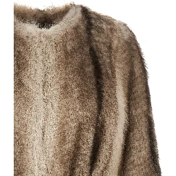 Brown Polyester Coat