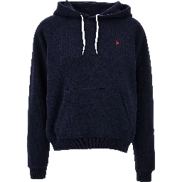 Blue Cotton Hoodie