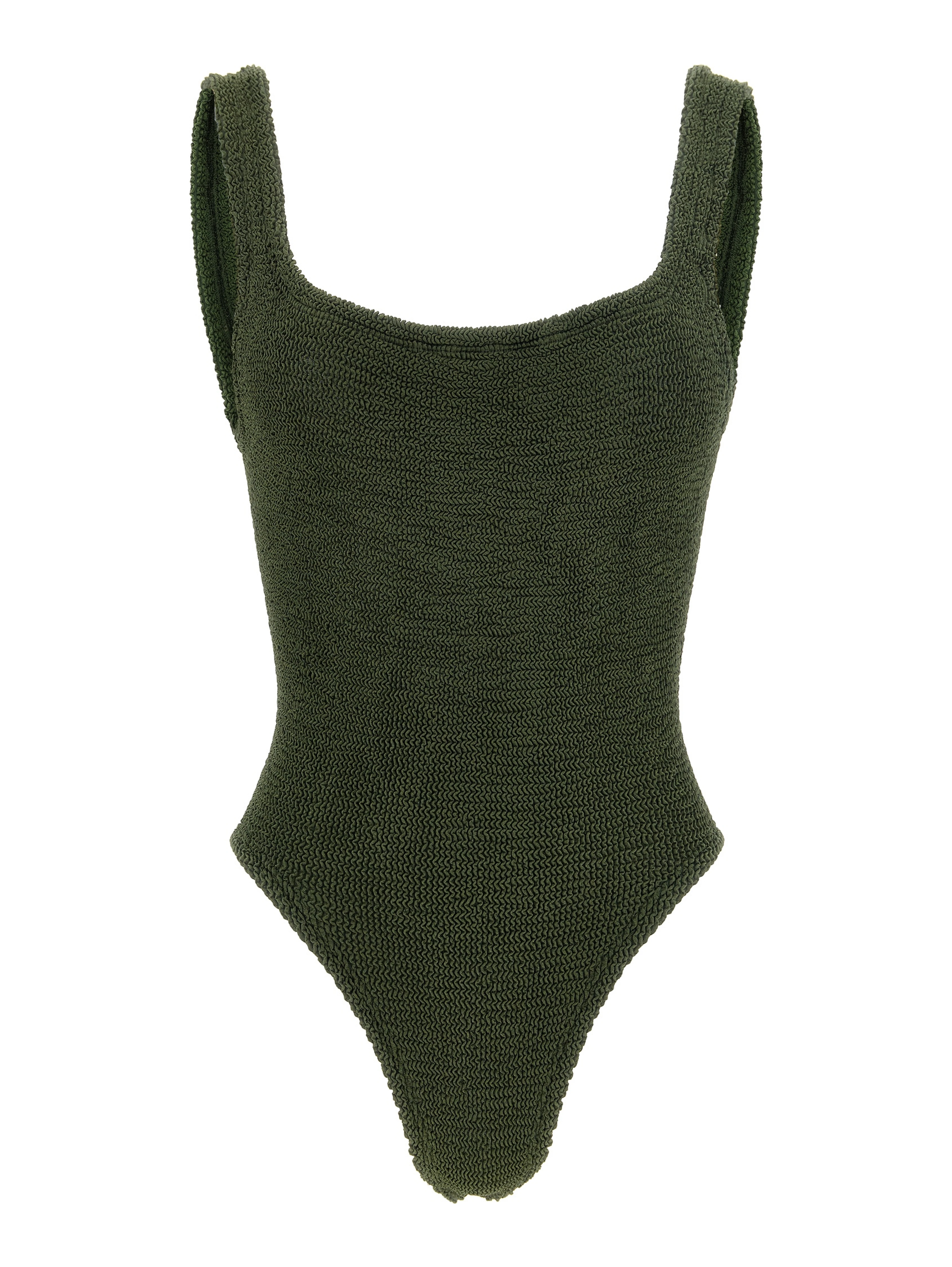 Bicolor Polyamide One-Piece Swimsuit