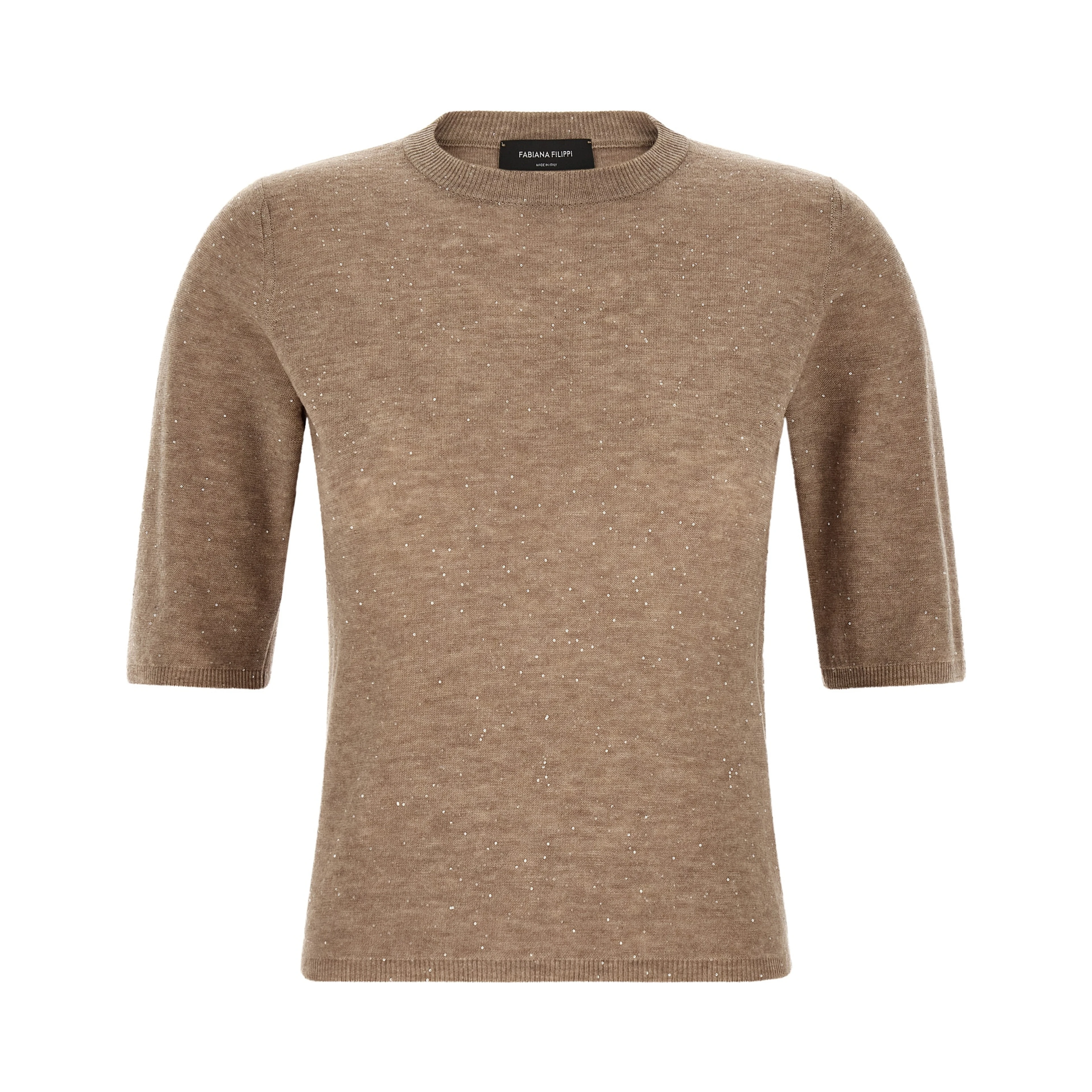 Beige Wool T-Shirt