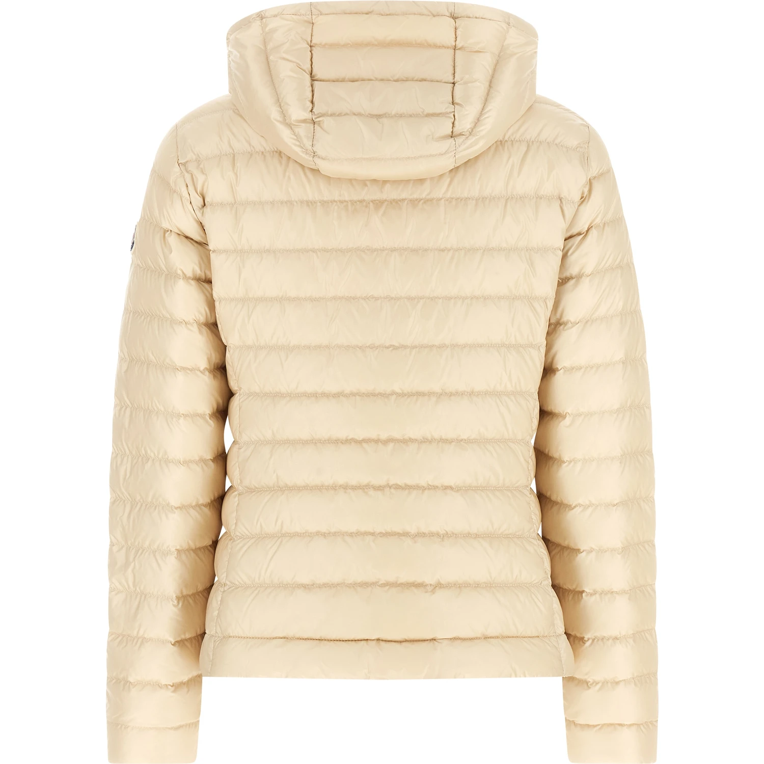 Beige Polyamide Full-Length Jacket